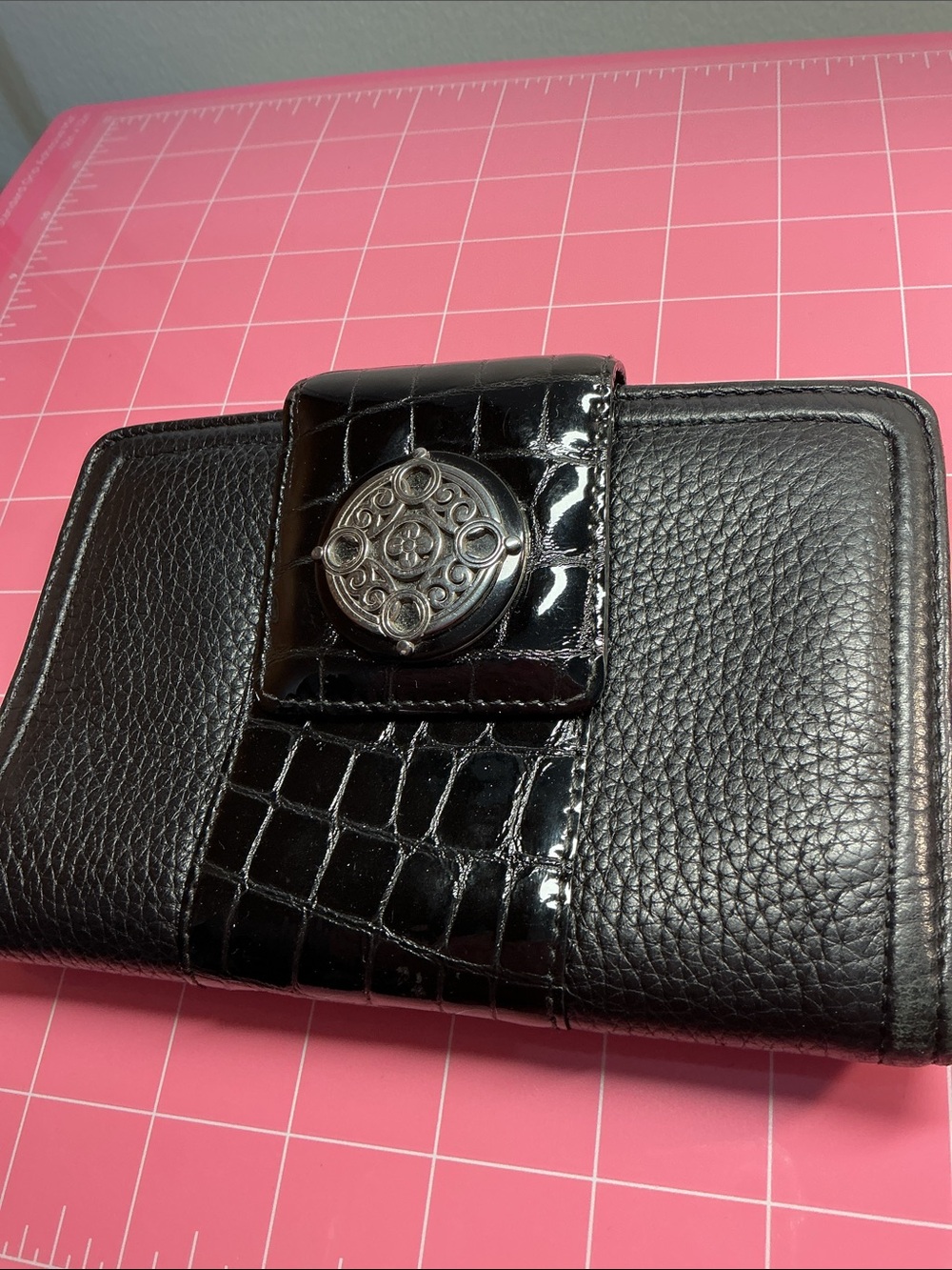 Brighton black leather wallet